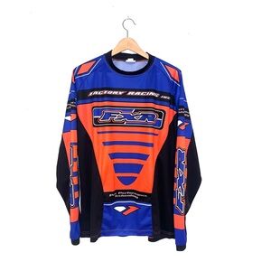 FXR Clutch Pro MX Racing Blue and Orange Jersey